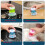 Pot Brush, 3 Soap Brushes, Kitchen Brush, Dish Brush (Random Color) 4