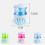 Pot Brush, 3 Soap Brushes, Kitchen Brush, Dish Brush (Random Color) 2