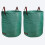 2x 500L Heavy Duty Gartenabfallsack Wiederverwendbare Gartentasche Grasblätter 1
