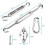 Stainless Steel Shade Sail Fixing Kit - Hardware Accessories for Triangular Shade Sails 4