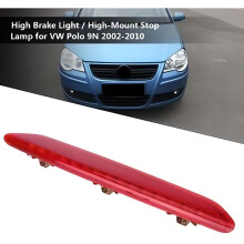 High-mounted brake light for VW Polo 9N 2002-2010, Red, 6Q6945097