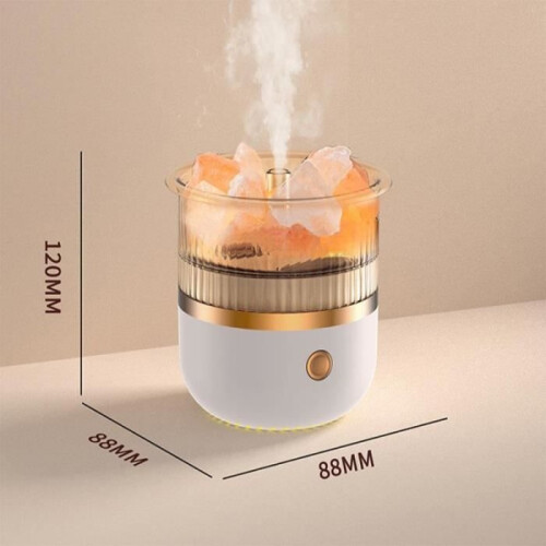 Aroma diffuser, essential oil diffuser, Rock Aromatherapy humidifier (white) 1