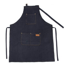 Barber Apron Waterproof Heavy Duty Denim with Adjustable Fit and MultiPocket Tool Storage