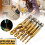 Spiral Tapping Tap HSS Drill Bits and Taps for Metric Thread M3-M10 Titanium 6PCS - YES 2
