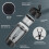 650ml Electric Protein Shaker with Protein Powder Storage Container, Portable Shaker Cup for Protein Drinks 3