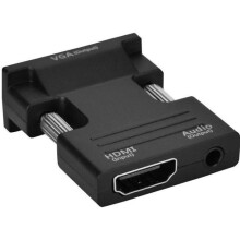 Xuyan Tragbarer VGA-zu-HDMI-Konverter-Adapter 1080p – Audio-Unterstützung – Ultraklein