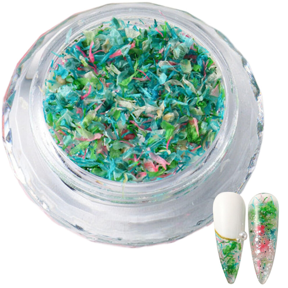 Elegant 3D Dried Flower Nail Art Decorations for Nails, Floral Accessories Box Set