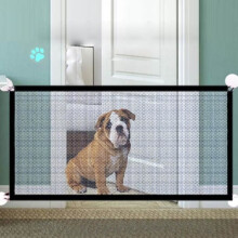 Haustiergitter – Marke – abschließbar, einfach zu installieren, 72 x 110 cm – Schwarz