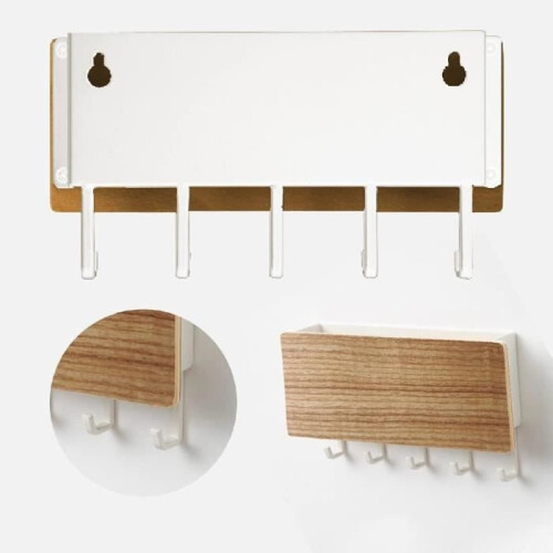 Wall-mounted key holder - Unspecified - Unspecified model - 5 hooks - Wall mounting - Contemporary design 1