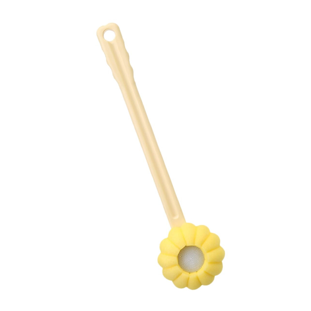 Long Handle Back Scrubber with Dense Sponge for Gentle Exfoliation and Relaxing Shower
