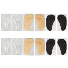 Palmilhas de gel com suporte para o arco do pé, para conforto e alívio da dor nos pés, com design ergonômico e colagem reutilizável para homens