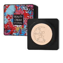 Hydrating BB Cream Air Cushion Foundation with Mushroom Extract, Brightening Natural Finish, 0.115kg