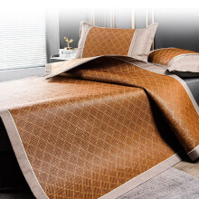 Foldable Double Sided Bamboo Cooling Mat for Bed with Breathable Smooth Surface and Thick Edging