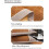 Foldable Double Sided Bamboo Cooling Mat for Bed with Breathable Smooth Surface and Thick Edging 2