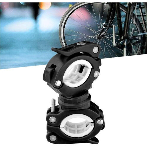 Bike Light Mount 360 Adjustable Rubber Handlebar Flashlight Holder Bracket for Bicycles 3pcs 2