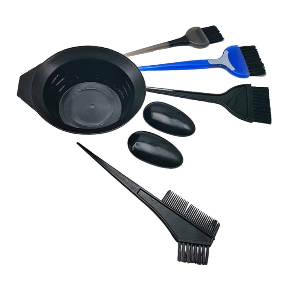 7pcs Hair Dyeing Kit with Precise Color Application, No Mess Reusable Salon Tools