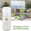 2PCS Portable Mini Humidifier 250mAh ABS 5