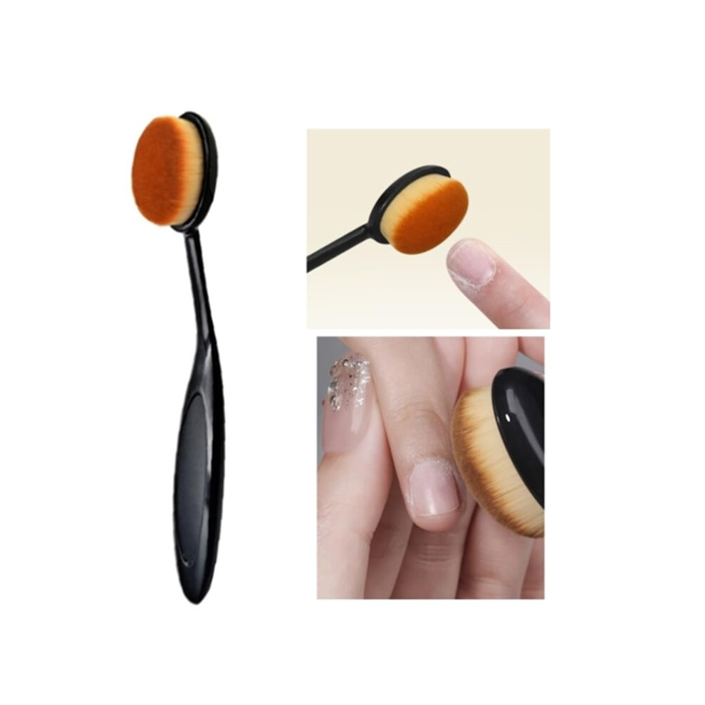 Nail Dust Brush with UltraSoft Bristles for Fast Manicure Cleaning and TravelFriendly Use