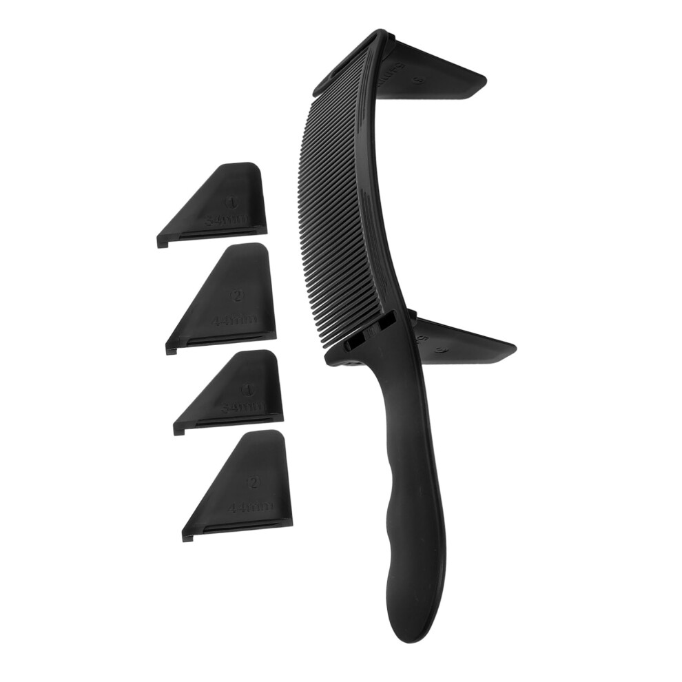 Curved Hair Cutting Comb for Men Adjustable Barber Clipper Guide with Precision Control