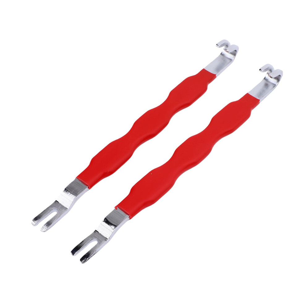 2Pcs Automotive Terminal Removal Tool Dual Head Electrical Connector Separator For Vehicles Red 9455672028455