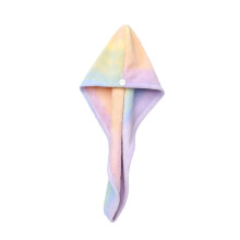 Hair Drying Towel Wrap Quick Dry Microfiber Turban Cap Super Absorbent Thick Soft Fabric for Home Gym Travel