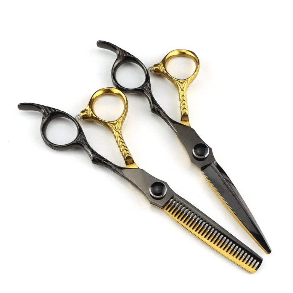 6 Inch Professional Hair Cutting Scissors JP 440C Stainless Steel Barber Shears with Ultra Sharp Blades