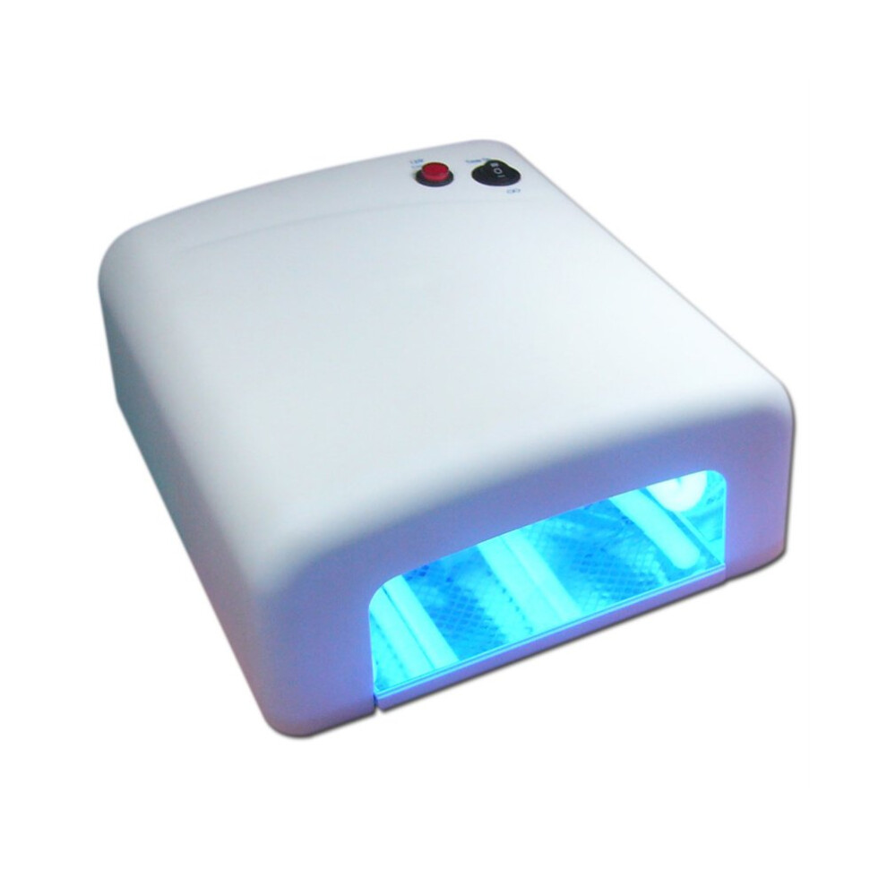 36W UV Nail Lamp Gel Nail Dryer with Fast Curing Dual Timer and Removable Base for Salon and Home Use