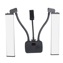 Soft Light Without Glare Portable Esthetician Lamp with Foldable Design Compatible with Most Smartphones for Live Streaming TikTok YouTube Filming
