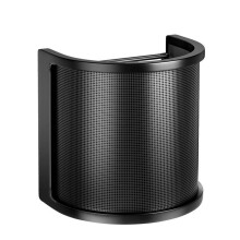 Windgeräuschunterdrückung, Mikrofon-Popfilter, dreilagig, Mikrofonschutz, kompatibel mit Mikrofonen, Atemgeräuschunterdrückung, einfache