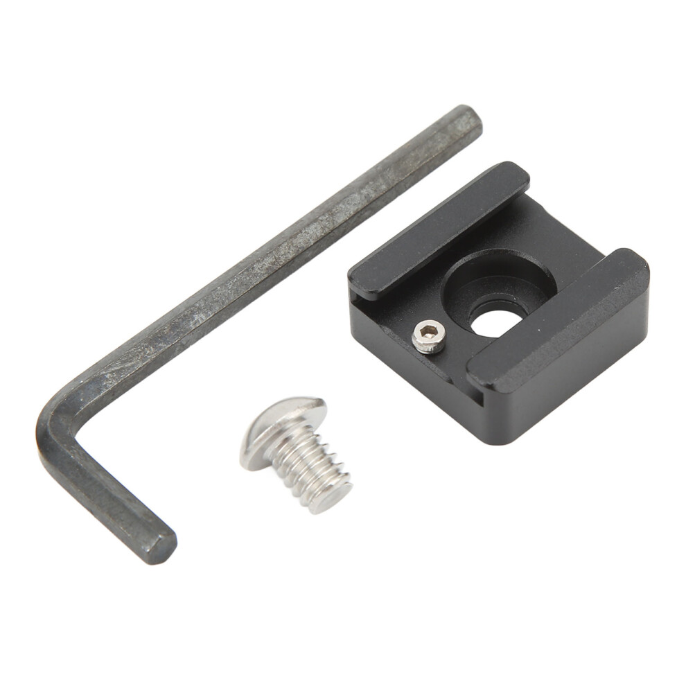 Smart Design Cold Shoe Mount Adapter With Sturdy Aluminum Alloy And Universal Compatibility For Dslr Rig Led Monitor Flash Microphone Field Monitor 9432746132904