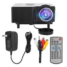 Projector voor thuisentertainment met wifi- en Bluetooth-functies, draagbaar mini-ontwerp, ondersteunt 1080p en instelbare schermgrootte tot 60 inch.