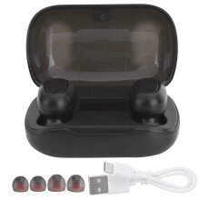 Wireless Earbuds With Ultra Long Battery Life And Touch Control Headphones Featuring Noise Cancelling LED Power Display And Mini Charging Box