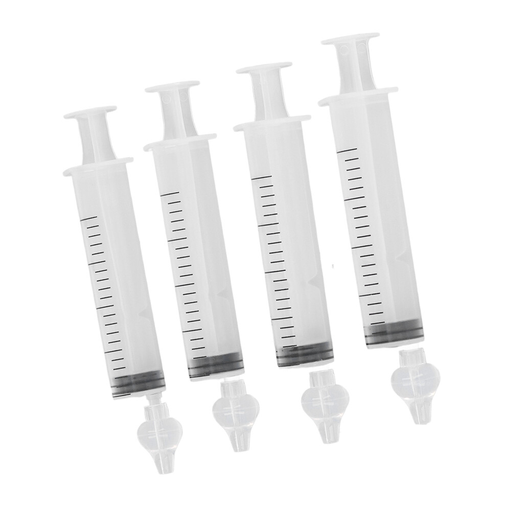 4pcs 20ml Baby Nasal Aspirator Syringe Portable Infant Nose Cleaner
