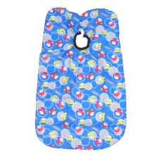 Kids Hair Dressing Cape Soft Polyester Anti Static Snap Closure Bright Colors And Fun Patterns Youthful Unisex Design Water And Stain Resistant