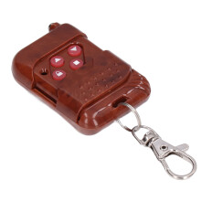 4-Key Mahogany Door Remote Control, 30–100m, Size 58x39x13mm