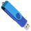 Pen drive USB de alta capacidade com luz LED, compatível com Micro USB, com dupla interface e design compacto. 6