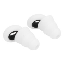 Tapones de silicona de 3 capas para dormir Blanco/Negro