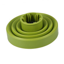 Collapsible Hair Dryer Diffuser Silicone Foldable Attachment for Curly Hair Fits 45cm Nozzle Green