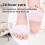 Silicone Toe Separators 3mm Ergonomic Fit Toe Spacers for Overlapping Toes Foot Alignment (#02) 5