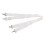 White Nylon Adjustable Ergonomic Bass Drum Strap with Double Shoulder 7