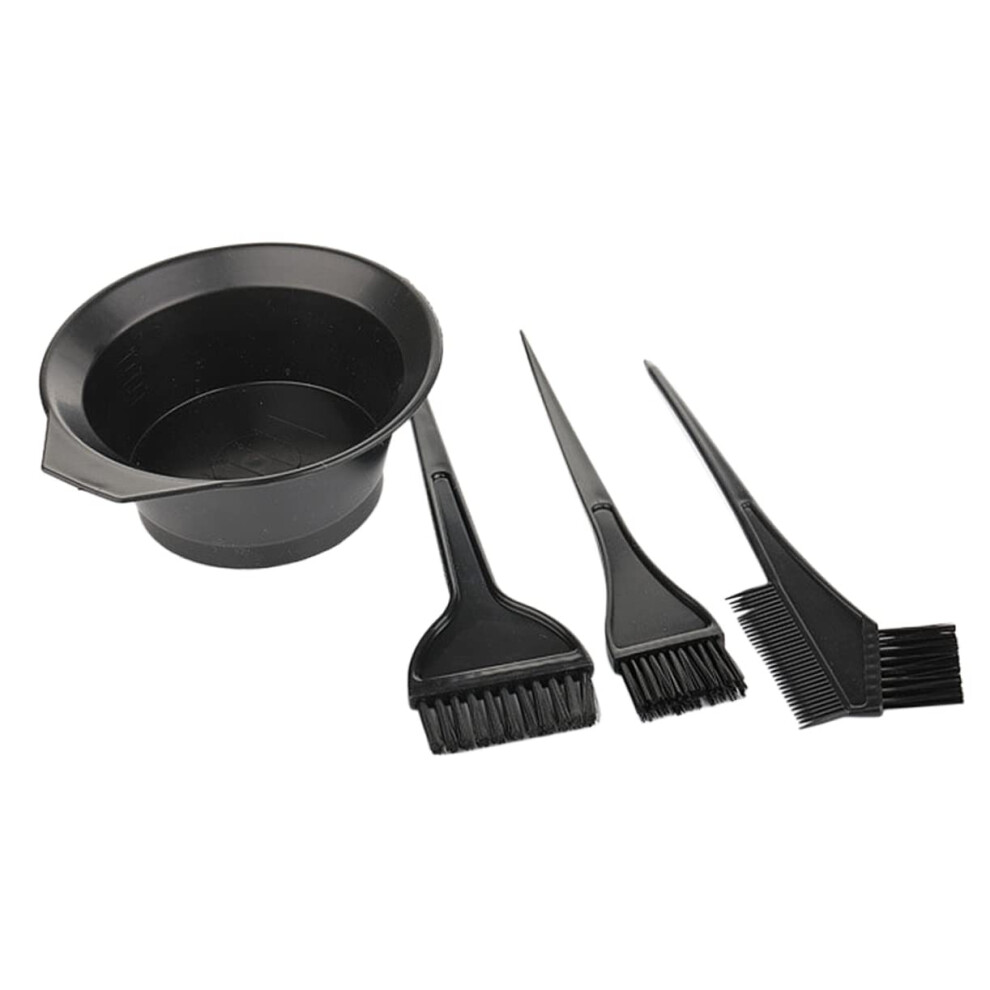 Hair Dye Brush Set with Precision Applicator Comb and Mixing Bowl, Reusable Salon and Home Kit