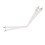 White Nylon Adjustable Ergonomic Bass Drum Strap with Double Shoulder 11