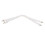 White Nylon Adjustable Ergonomic Bass Drum Strap with Double Shoulder 4