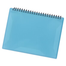 Große Kapazität PVC-Musiknotensammlung, Blau, 12 Fächer, Büro/Heimaufbewahrung