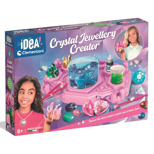 Clementoni Clementoni Crystal Jewellery Creator STEM Craft Set Age 8+