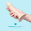 b-Vibe Every Body Vibrating Realistic Strap-On Kit 6.5 Inch 6
