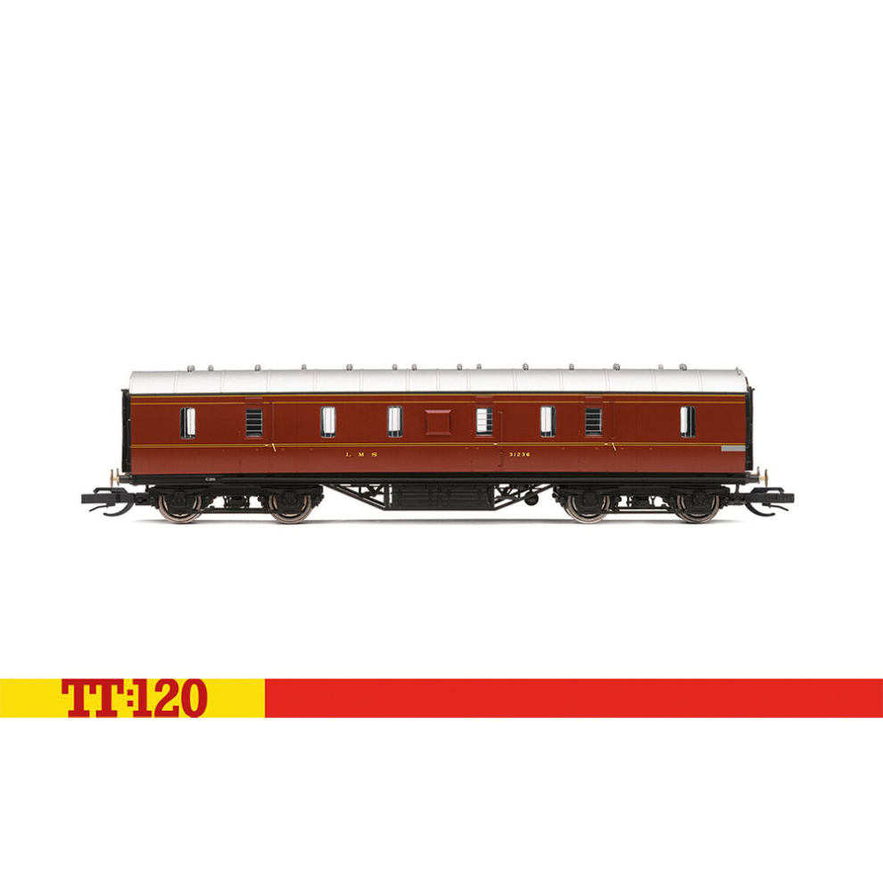 Hornby TT4010 LMS 50 Passenger Brake 31236 Era 3 Rolling Stock Coaches TT:120 - Image 4