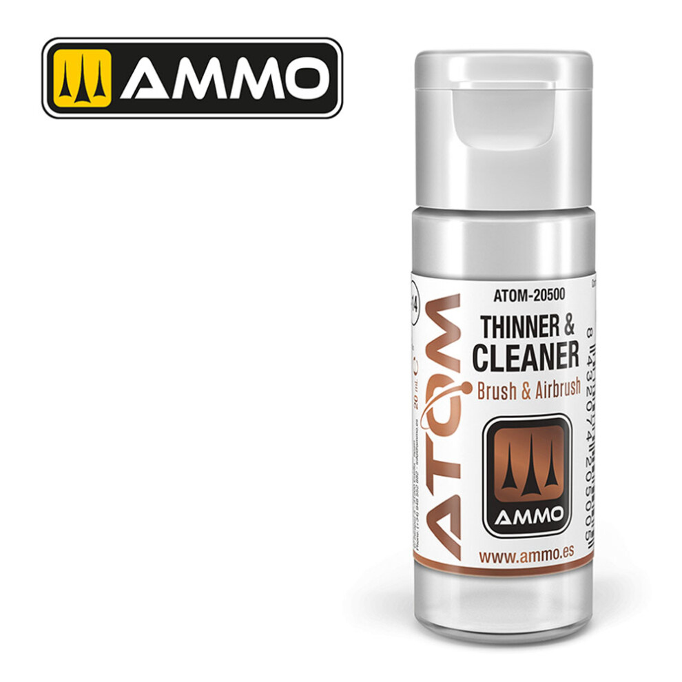 Atom 20500 (20510) Thinner And Cleaner 20Ml Model Paint Ammo By Mig 20500 8432074205005