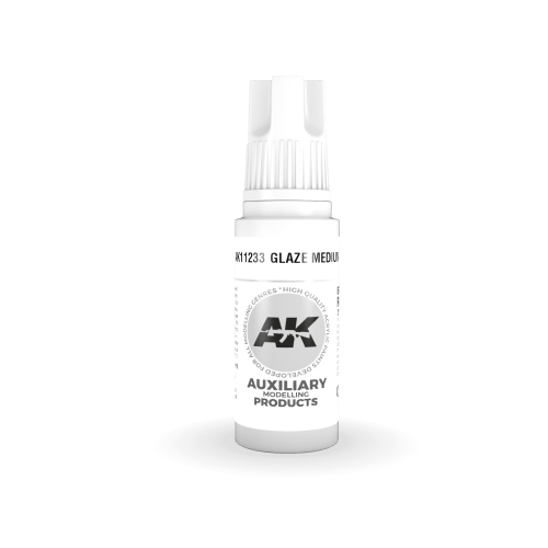 AK Interactive 11233 Glaze Medium 17ml 3rd Gen. Acrylic Model Paint