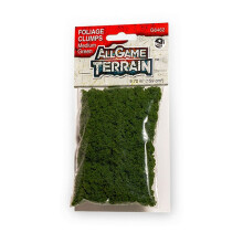 All Game Terrain 6462 Medium Green Foliage Clumps Wargaming Miniature Base etc